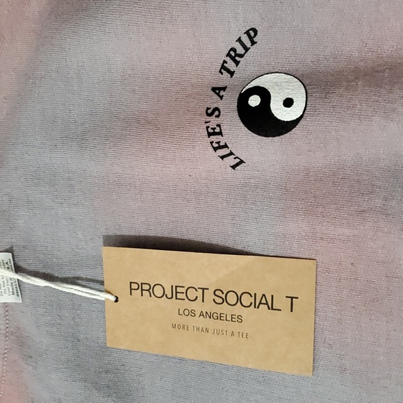 NWT Project Social T, Los Angeles Tie-dye Sweatshirt, sz. Small/medium - Picture 4 of 4